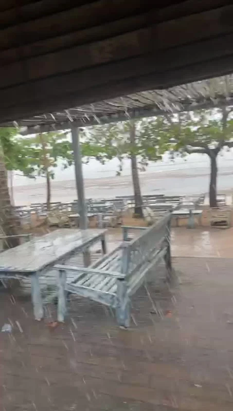 A tranquilidade à beira-mar